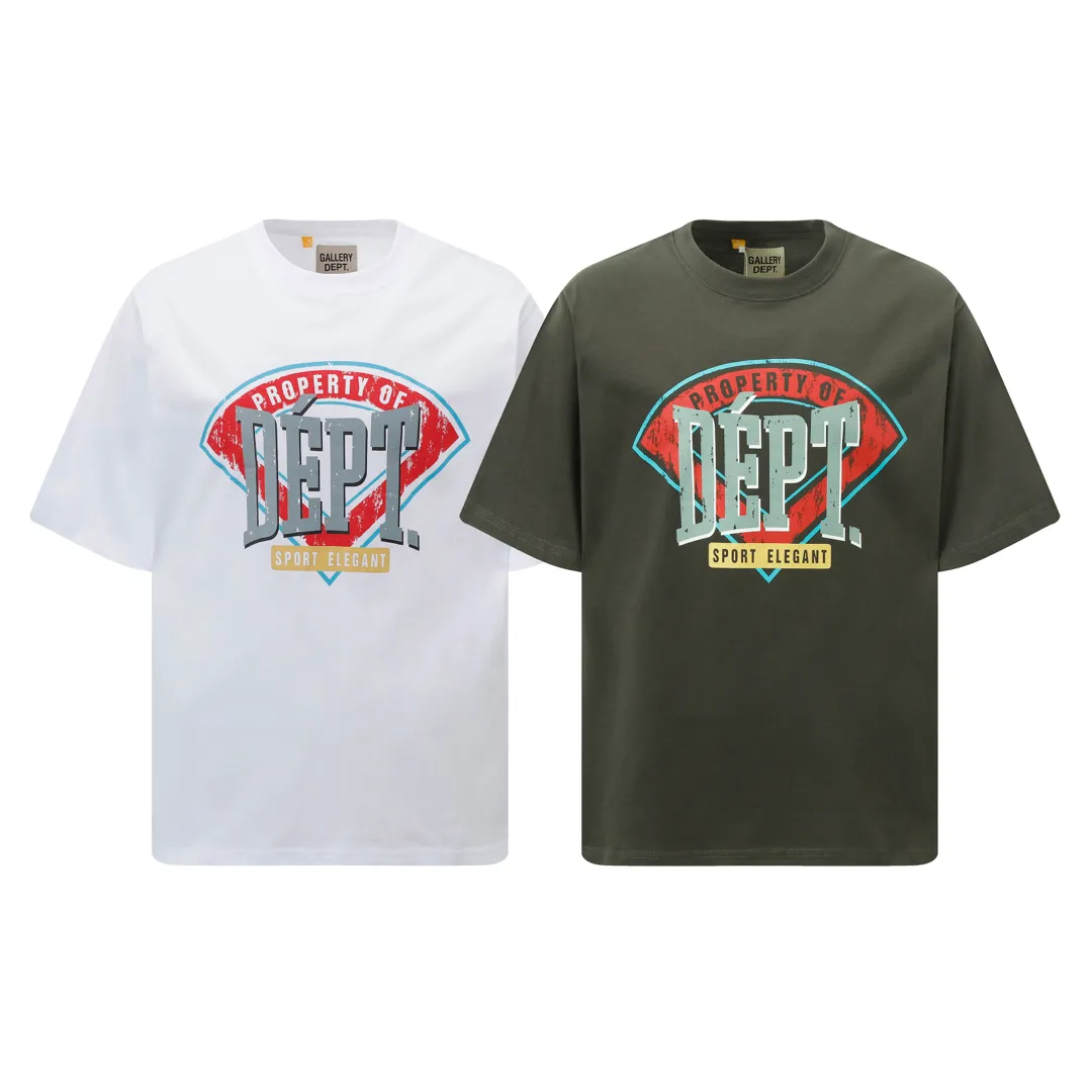 GALLERY.DEPT New Short Sleeve Model Number: 3297P110 Color: White Dark Gray Size: S M L XL